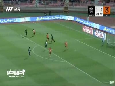 شوت ارونوف بازهم راهی به دروازه مس رفسنجان نداشت