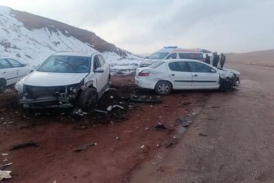 تصادف پژو و مگان حادثه‌ساز شد