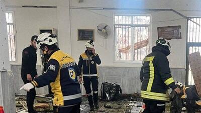  ۶ شهید و ۲۱ زخمی در انفجار مسجدی در حمص سوریه