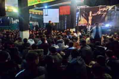 تجمع بزرگ دانش آموزان عاشورایی شهرستان بیجار