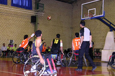 برگزاری مرحله سوم لیگ بسکتبال با ویلچر در لرستان