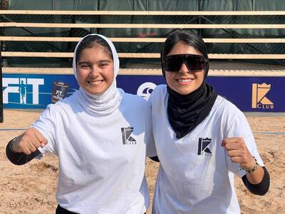 معرفی قهرمانان  دختر رقابت‌های تنیس ساحلی جام خلیج فارس