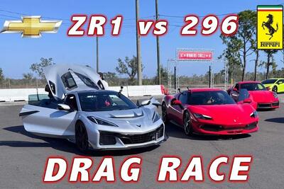 کوروت ZR1 سریع‌تر است یا فراری ۲۹۶؟