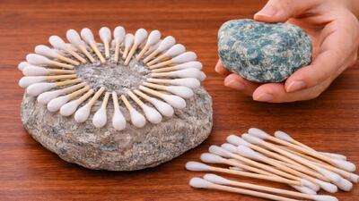  مادربزرگ ۸۰ ساله ام مجذوب این ایده شد! (گوش پاک کن و سنگ)