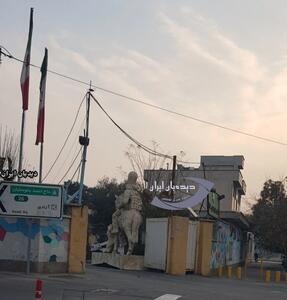 نماد ایستادگی  شهرداری  سر از پارکینگ موتوری خدمات شهری درآورد/ هنر شهری قربانی نمایش سیاسی زاکانی شد