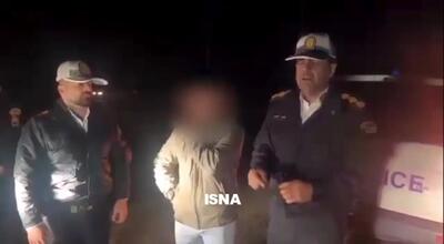 توقیف کامیون ولوو ۱۰ چرخ با راننده ۱۷ ساله