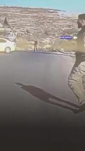 حمله وحشیانه شهرک‌نشین صهیونیست به فلسطینی در حال نماز
