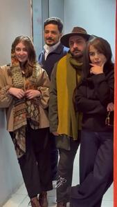 بازیگران در پشت صحنه تئاتر  «جشن»