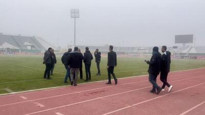 آخرین وضعیت ورزشگاه امام خمینی‌ (ره) اراک به فاصله دو ساعت به بازی آلومینیوم و ملوان