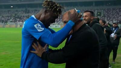 گل اول الطلبه به الشرطه و شادی جالب بازیکنان با علیرضا منصوریان