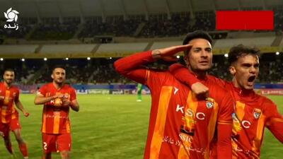 گل اول فولاد خوزستان به فجر سپاسی (احسان محروقی)