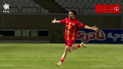 گل دوم فولاد خوزستان به فجر سپاسی (دبل احسان محروقی در دقیقه 104)