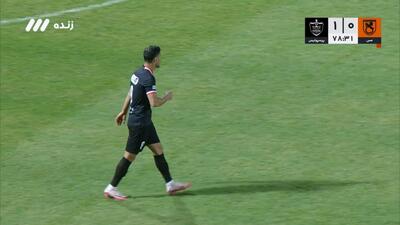 گل زیبای علی علیپور که به دلیل آفساید مردود اعلام شد