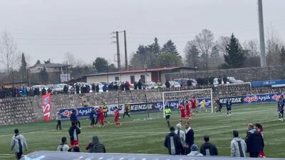 گل اول برای شهرداری نوشهر به مس سونگون (محمد آبشک)