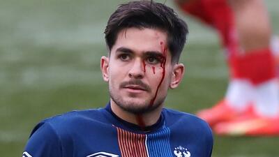 اعتراض مس سونگون به خطا شدید بازیکن نوشهر روی علی نجفی