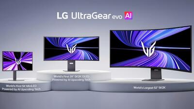 مانیتورهای گیمینگ جدید الجی با هوش مصنوعی اختصاصی معرفی شدند