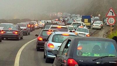 محورهای چالوس و آزادراه تهران شمال تا اطلاع بعدی یک‌طرفه شد