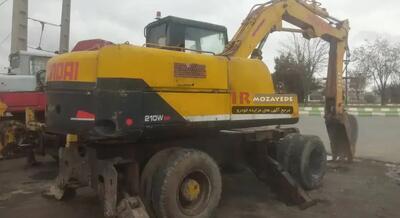 حراج بیل مکانیکی هپکو چرخ لاستیکی مدل HE100 مدل : 1380 (شرکت سهامی عام )