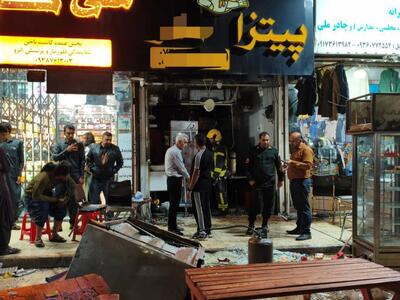  نشتی گاز و انفجار پیتزا فروشی در بندرعباس هشت مجروح بر جای گذاشت