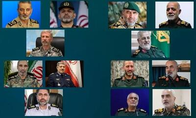 کدام فرماندهان نظامی پس از جنگ 12 روزه تغییر کردند؟/ تصاویر