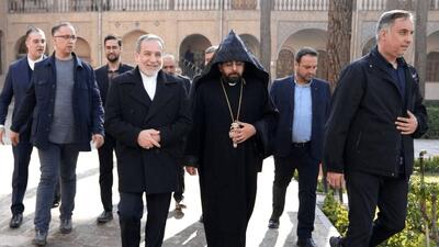  بازدید وزیر امور خارجه از کلیسای وانک در دومین روز سفر به اصفهان
