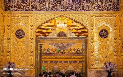  ایوان طلای نجف به مناسبت ولادت امیرالمومنین (ع) رونمایی می‌شود