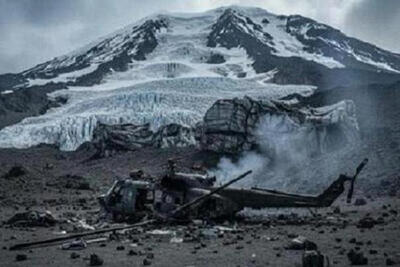 5 کشته در سقوط بالگرد امداد در کوه کلیمانجارو