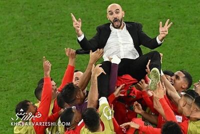 ویدیو| حرکات عجیب رکراکی در تمرینات تیم‌ملی مراکش - پارس فوتبال