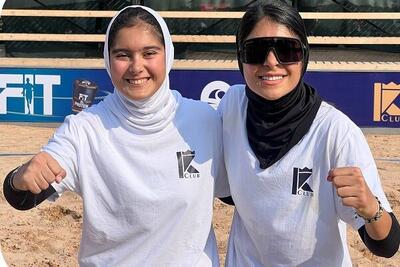 قهرمانی فرحبدنیا و حیدری در رقابت‌های تنیس ساحلی جام‌ خلیج فارس - پارس فوتبال