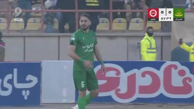 خلاصه بازی شمس آذر 0 - تراکتور 0