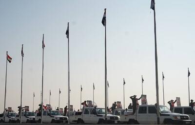 تشییع نمادین شهیدان سلیمانی و ابومهدی در بغداد