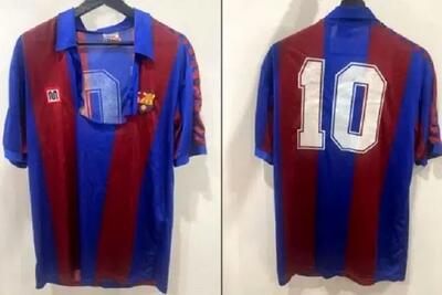 فروش پیراهن پاره شده مارادونا در حراجی رکورد زد