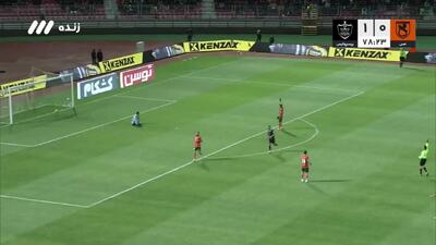 گل دوم پرسپولیس به رفسنجان مردود اعلام شد + ویدیو