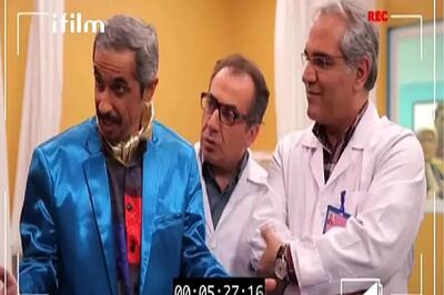  سکانس خندان/جواد رضویان لهجه قمی و ژاپنی ترکیب کرده مدیری مرده از خنده