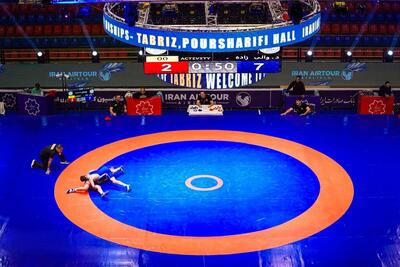 فینالیست‌های ۵ وزن دوم رقابت های کشتی آزاد قهرمانی کشور