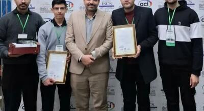  دانشجویان دانشگاه اراک در رقابت‌های ملی بتن درخشیدند