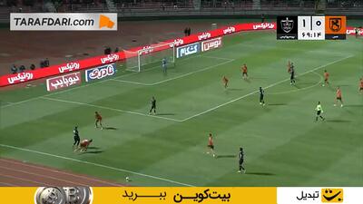 اخراج امیرحسین صدقی مقابل پرسپولیس (مس رفسنجان 0-1 پرسپولیس)