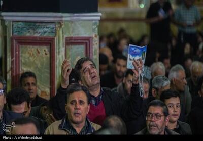 احیا لیله‌الرغائب در آستان امامزاده هلال بن علی(ع) تصاویر - تسنیم