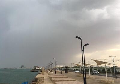 عبور امواج بارشی از سطح استان بوشهر - تسنیم