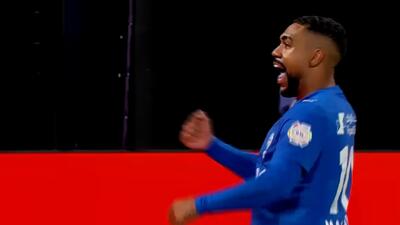 گل سوم الهلال به الخلیج (مالکوم)