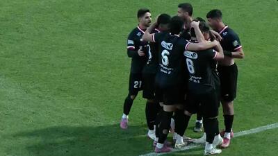 گل اول پرسپولیس به مس رفسنجان (سروش رفیعی)