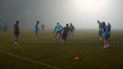 بازی آلومینیوم تعطیل شد، تمرین در مِه نه!