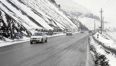 بارش باران و برف در ۱۰ استان