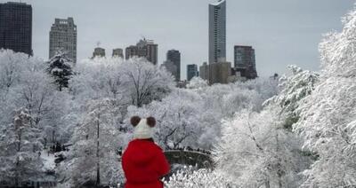 طوفان زمستانی در آمریکا