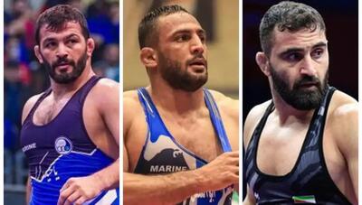 مثلث مدعیان وزن ۹۷ کیلوگرم؛ رقابت یزدانی، گلیج و آذرپیرا