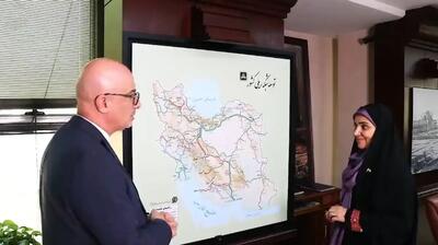  وزیر راه: کریدورهای ریلی ایران با سرعت در حال توسعه است (فیلم)