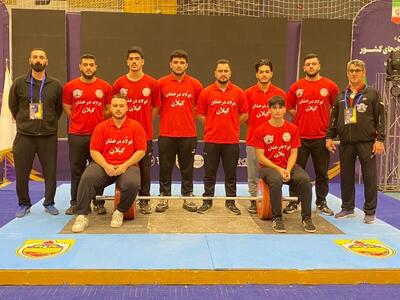  تاریخ‌سازی وزنه‌برداری گیلان در لیگ برتر کشور