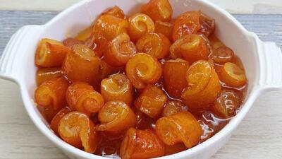  طرز تهیه مربای پوست پرتقال به روش خیلی آسون / شیرین و خوشمزه میشه
