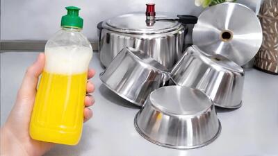  بهترین پولیش آلومینیوم: روش طبیعی برای از بین بردن چربی و سوختگی های قابلمه