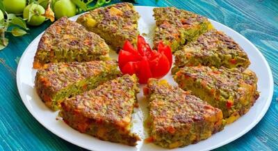  کوکو لوبیا سبز واقعا مزه عجیبی داره! این خوشمزه را از دست ندهید.